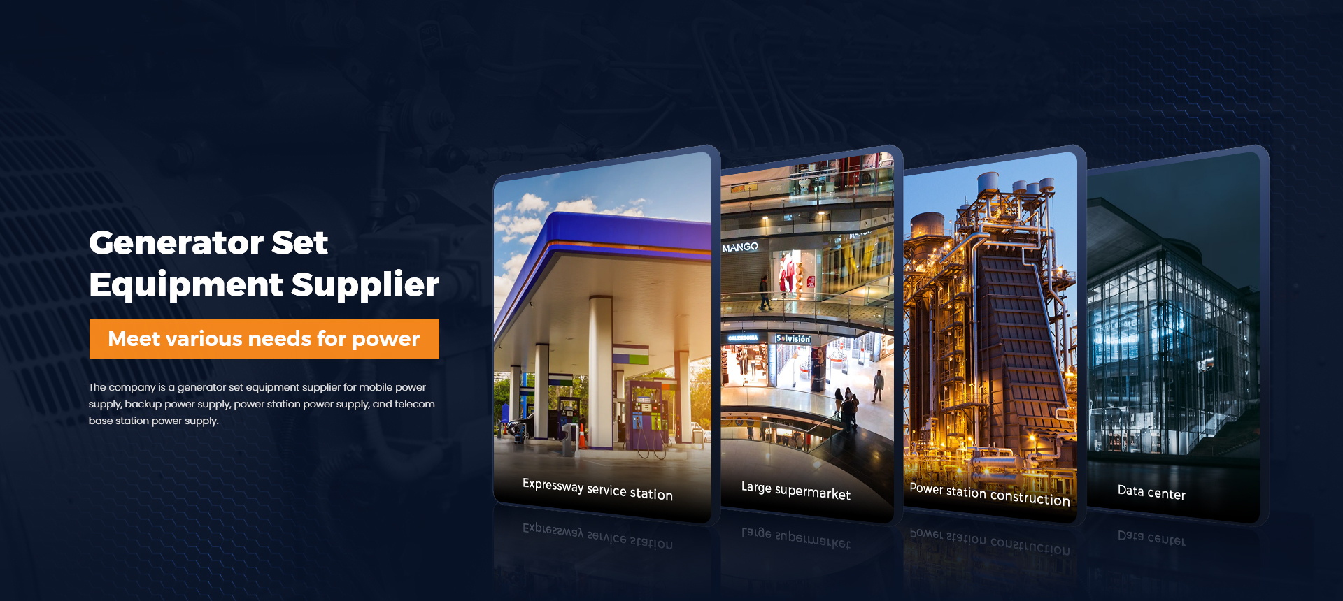 Generator Set equipment supplier