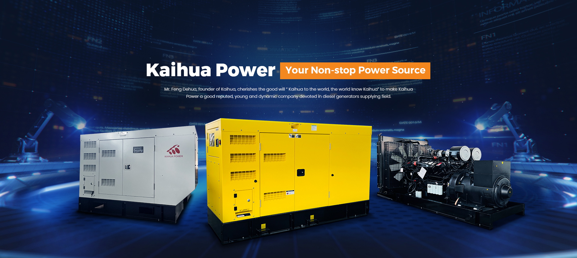 Diesel Generator Set supplier - KAIHUA POWER